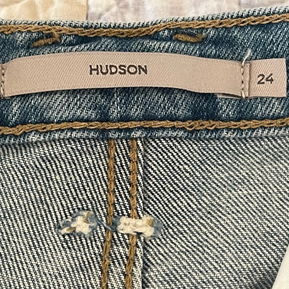 HUDSON‎ HARLOW ULTRA HIGH RISE CIGARETTE PETITE JEANS IN HARMONIC NWT WOMEN'S 24 - Picture 14 of 16
